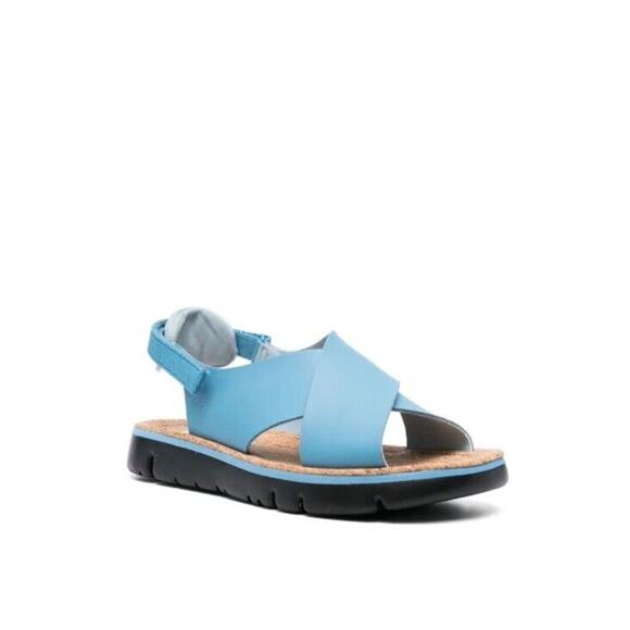 CAMPER Oruga Blue Sandals Slingback Size 9 - Picture 3 of 8